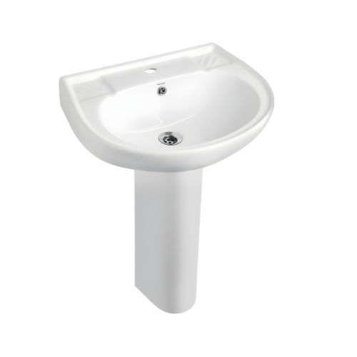 RUBIX - KSP234W Wash Basin with Pedestal