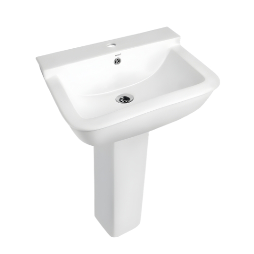 REX - KSP214W Wash Basin with Pedestal