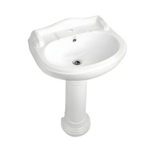 JUNO - KSP257W Wash Basin with Pedestal