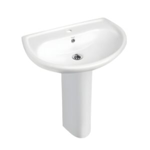 KERRI - KSP202W Wash Basin with Pedestal
