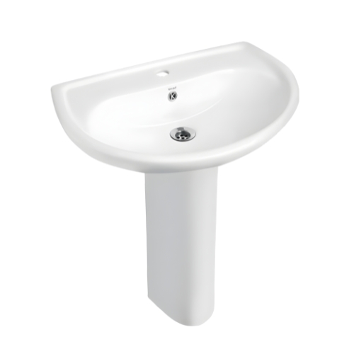 KERRI - KSP202W Wash Basin with Pedestal