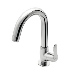 KB1511028 Deck Mounted Sink Cock with Swivel Spout