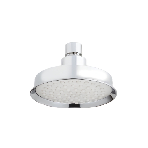 KA550025 Single Function ABS Round Overhead Shower 4.5” with SS Shower Arm 5” & Flange