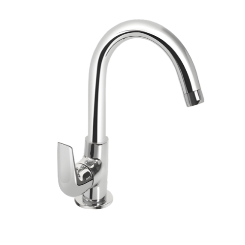 KB1311028 Deck Mounted Sink Cock with Swivel Spout